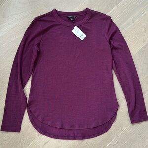 BNWT banana republic long sleeve shirt- dark purple